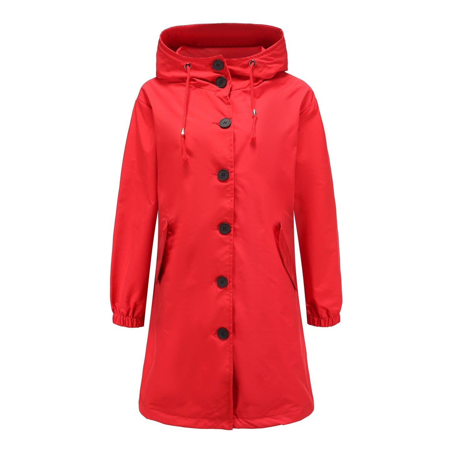 Women's Lightweight Waterproof Rain Jacket with Hood - Casual Outdoor Windbreaker 7