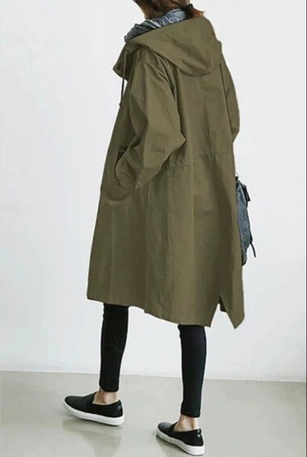 Women's Waterproof Rain Jacket, Lightweight Hooded Windbreaker for Outdoor Activities 2