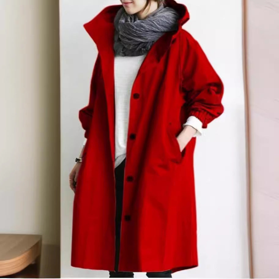 Women's Waterproof Rain Jacket, Lightweight Hooded Windbreaker for Outdoor Activities 6
