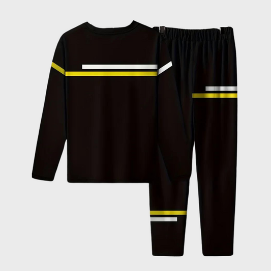 Herren Trainingsanzug Zweiteilig Atmungsaktiv Polyester für Komfort und Stil-1