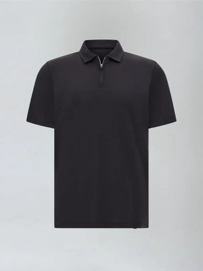 Ethan | Modern Stylish Black Polo Shirt 3