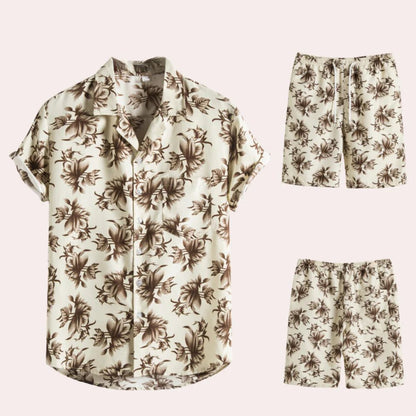 Variant image for Herren Set Blau Größe M Atmungsaktiv Baumwolle - Trendy Sommerlook für Männer-16
