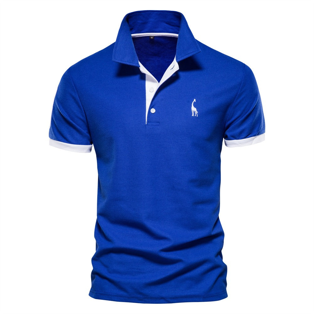 Variant image for Herren Polo Shirt Blau Größe M Baumwolle/Polyester-8