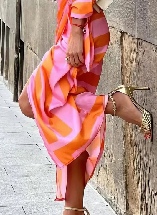 Amira dress | Striking print for elegance and style
