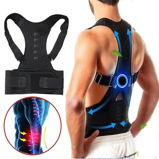 Adjustable Magnetic Back Support – Supports a Straight and Healthy Posture All Day Long
