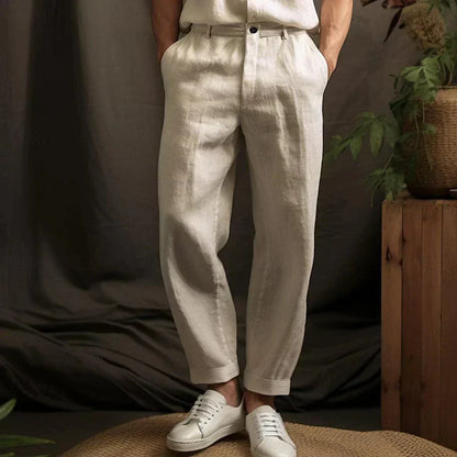 Benjamin | Casual men's linen pants for summer | Lightweight, breathable & comfortable