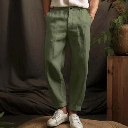 Benjamin | Casual men's linen pants for summer | Lightweight, breathable & comfortable