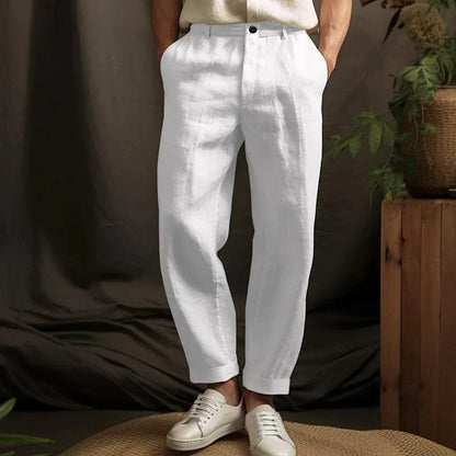 Benjamin | Casual men's linen pants for summer | Lightweight, breathable & comfortable