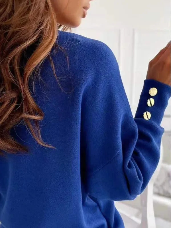 Comfortable V-neck sweater for anytime comfort