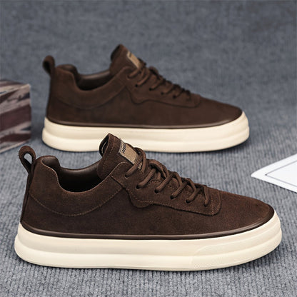 Herren Sneakers Wildleder Atmungsaktiv Bequem Vielseitig Anti-Rutsch-Sohle-2