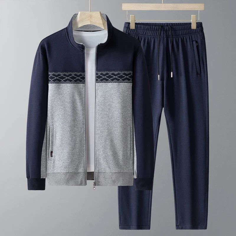 Variant image for Herren Set Blau Größe M Baumwolle - Bequem und Stilvoll für Sommer-8