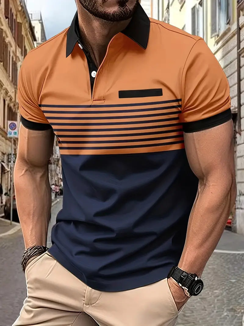 Variant image for Herren Polo Shirt Blau Größe M Baumwollmischung-19