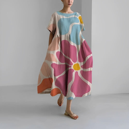 Women's Amelia Dress | Boho floral pattern for effortless elegance