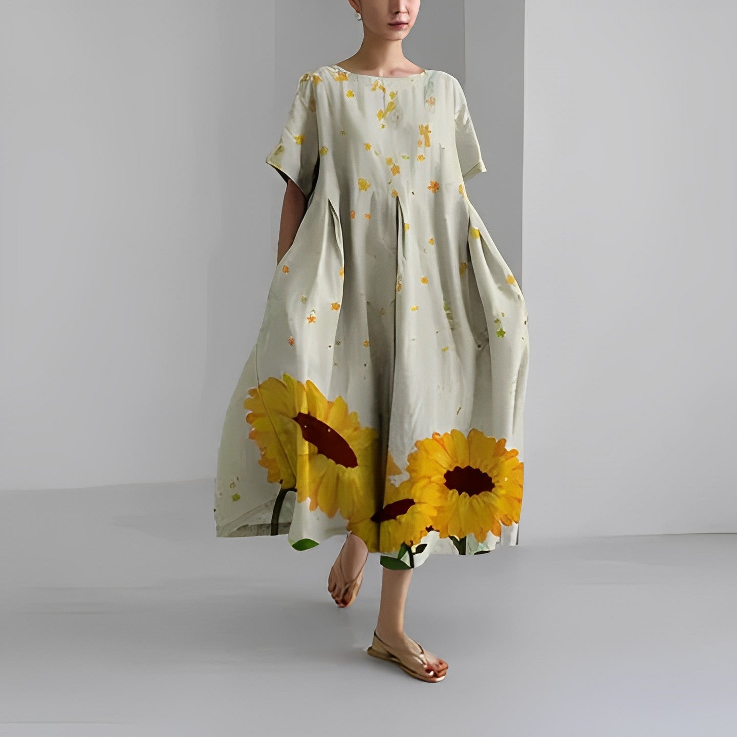 Women's Amelia Dress | Boho floral pattern for effortless elegance