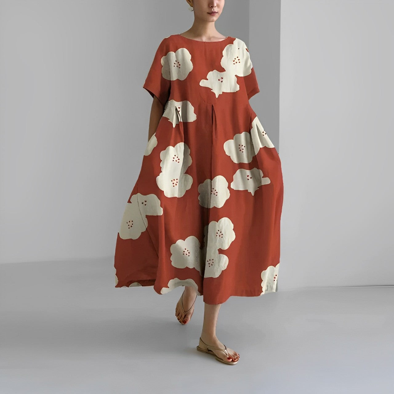 Women's Amelia Dress | Boho floral pattern for effortless elegance