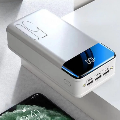 100.000mAh Powerbank mit Ultra-Kapazität & Schnellladefunktion – Mobiles Ladegerät für Smartphones, Tablets & Laptops