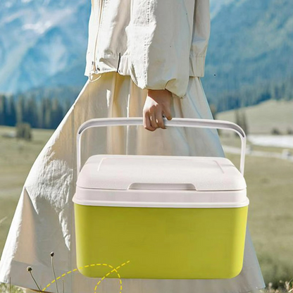 Tragbare Kühlbox für Lebensmittel und Getränke für Camping und Strand