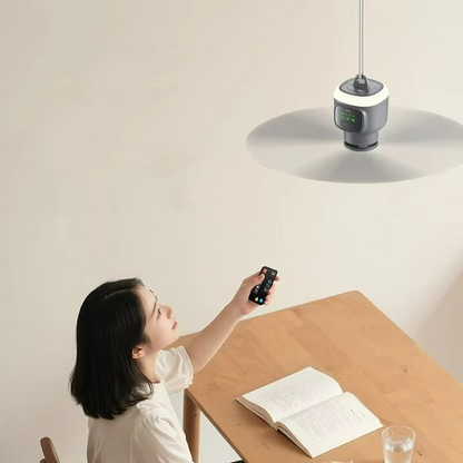 LED night light ceiling fan for camping and portable use