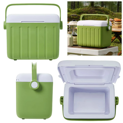 Tragbare 6-Liter-Eisbox - Vielseitige Kühlbox für Getränke, Picknick, Camping und AußeneinsatzGröße