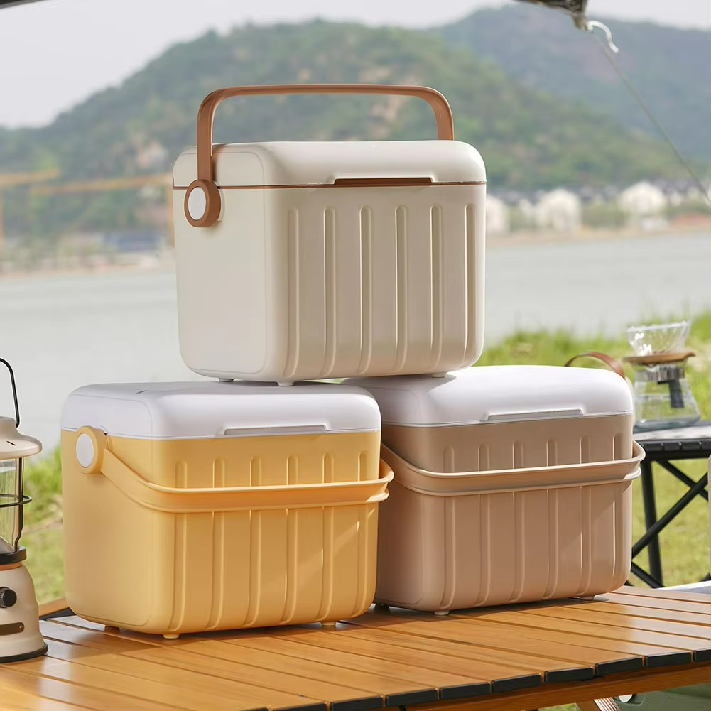 Tragbare 6-Liter-Eisbox - Vielseitige Kühlbox für Getränke, Picknick, Camping und AußeneinsatzGröße