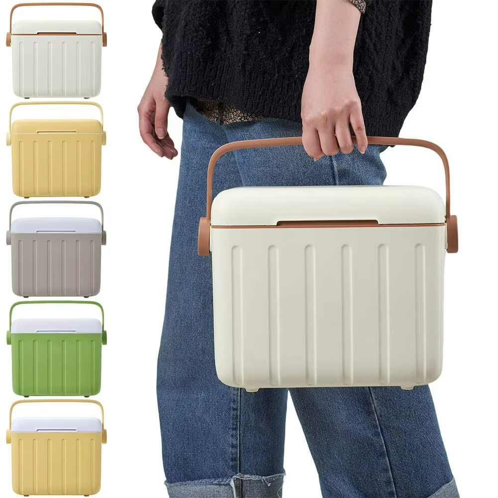 Tragbare 6-Liter-Eisbox - Vielseitige Kühlbox für Getränke, Picknick, Camping und AußeneinsatzGröße