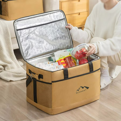 Durable thermal insulation box with thick aluminum foil lining