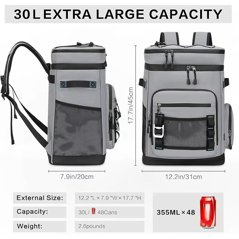 Waterproof lunchbox backpack for picnic and outdoor travel