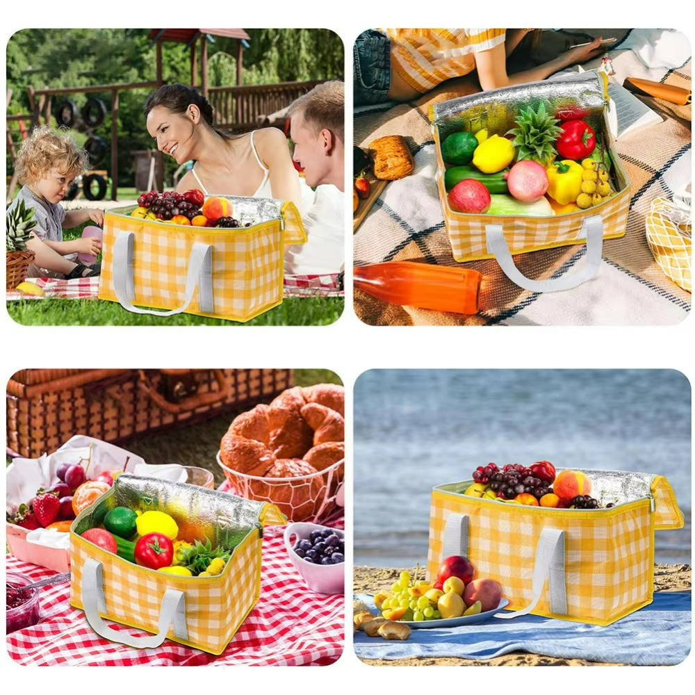 Picknick- und Camping-Bento-Tasche mit isolierter Kühlfunktion