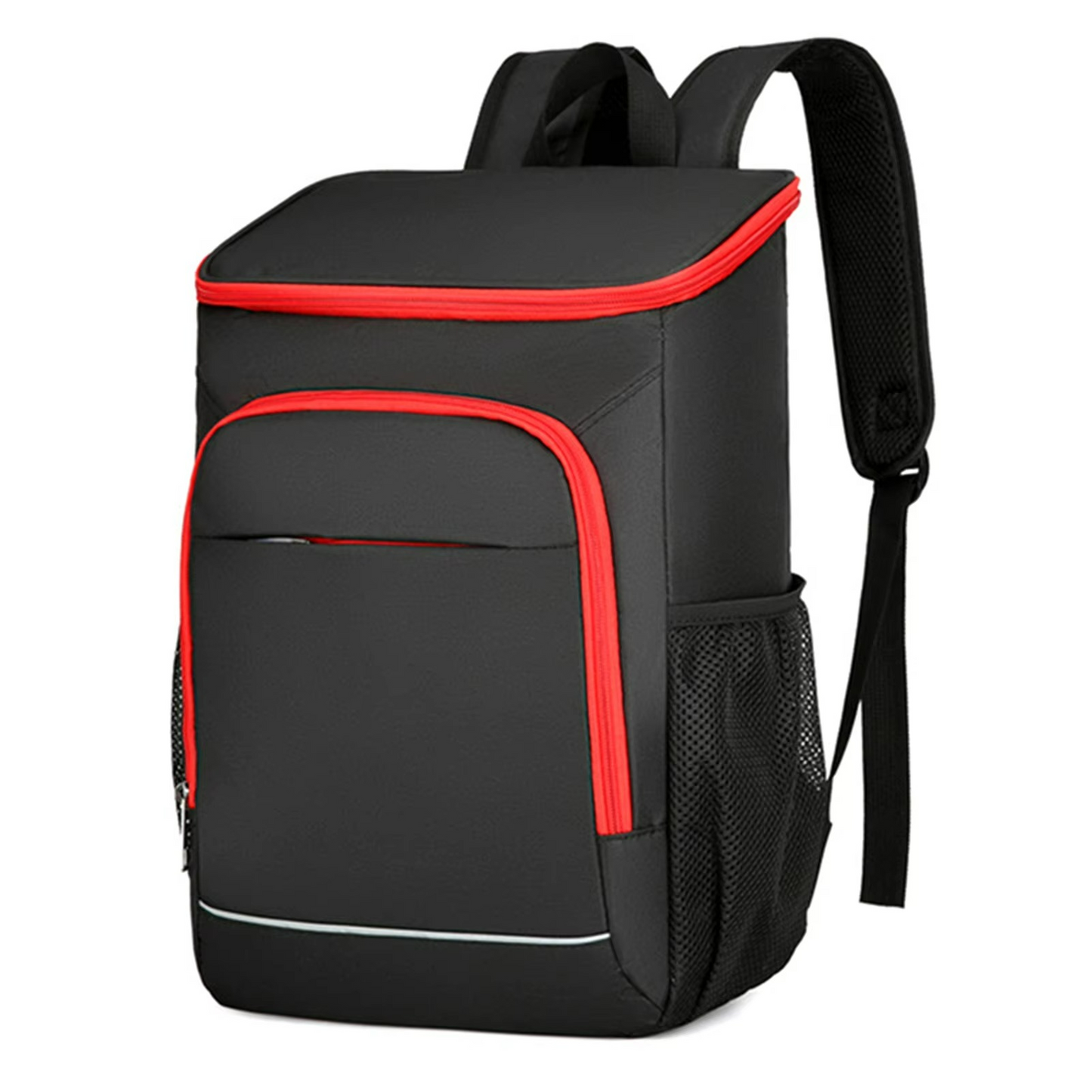 Picnic and camping backpack with insulated cooler box for hikes