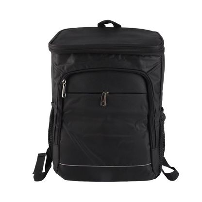 Picnic and camping backpack with insulated cooler box for hikes