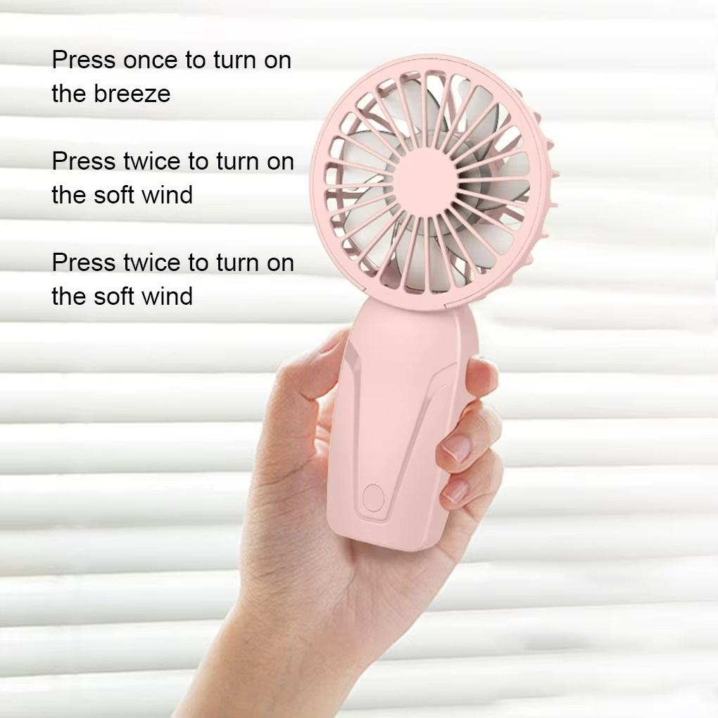 Compact, rechargeable, portable, and handheld fan