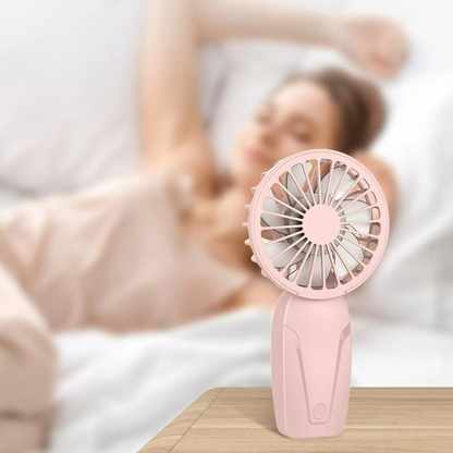 Compact, rechargeable, portable, and handheld fan