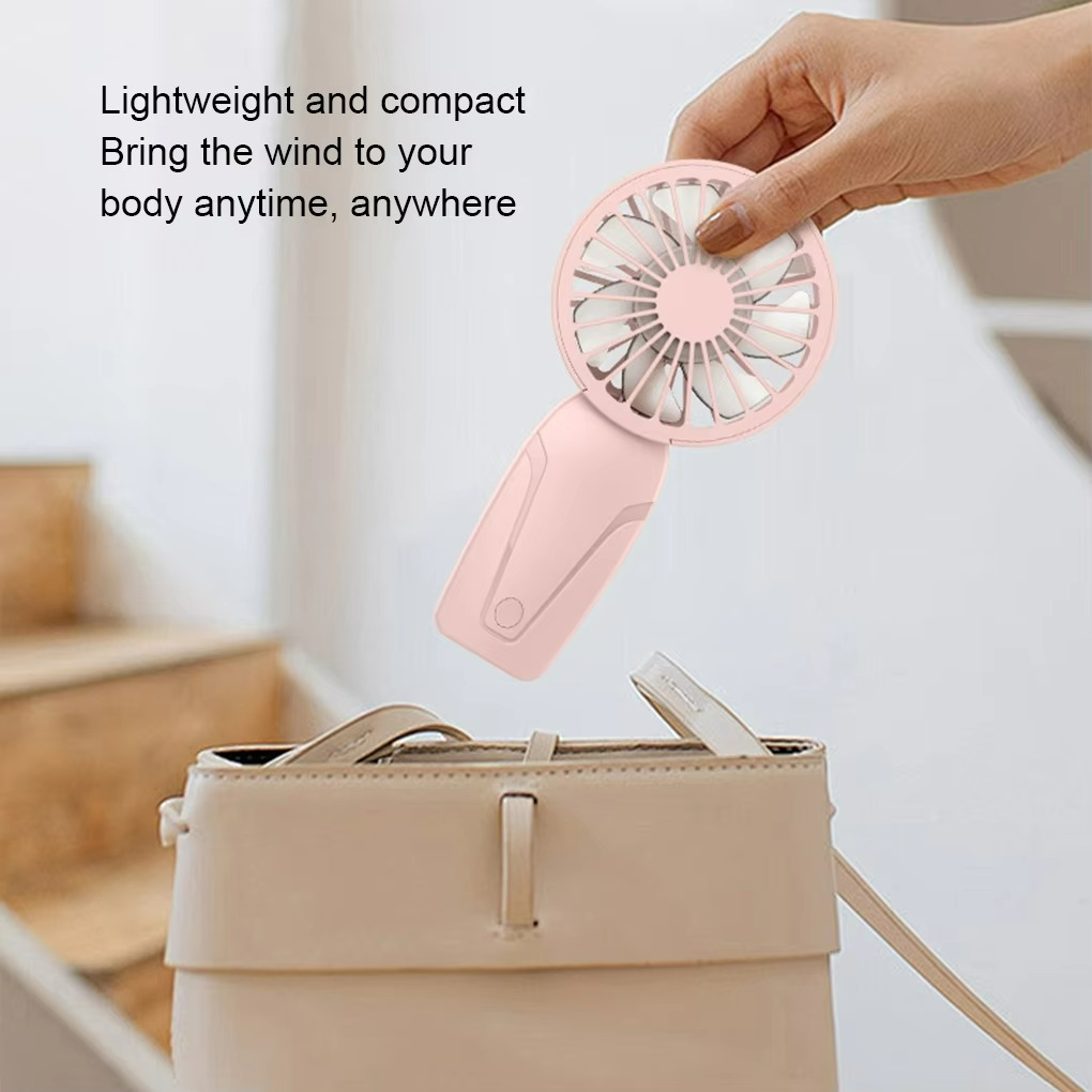 Compact, rechargeable, portable, and handheld fan