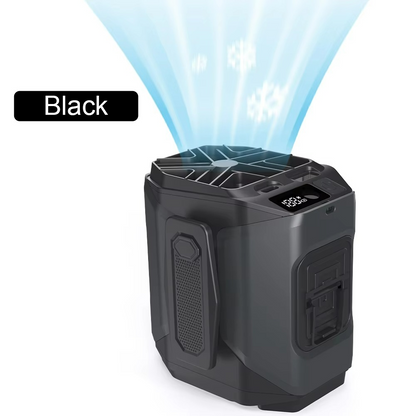 Wearable Waist Fan with Power Bank Function and Flashlight