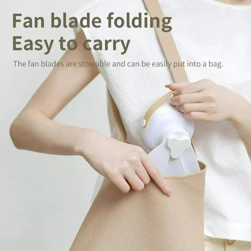 Outdoor camping ceiling fan compact and portable design