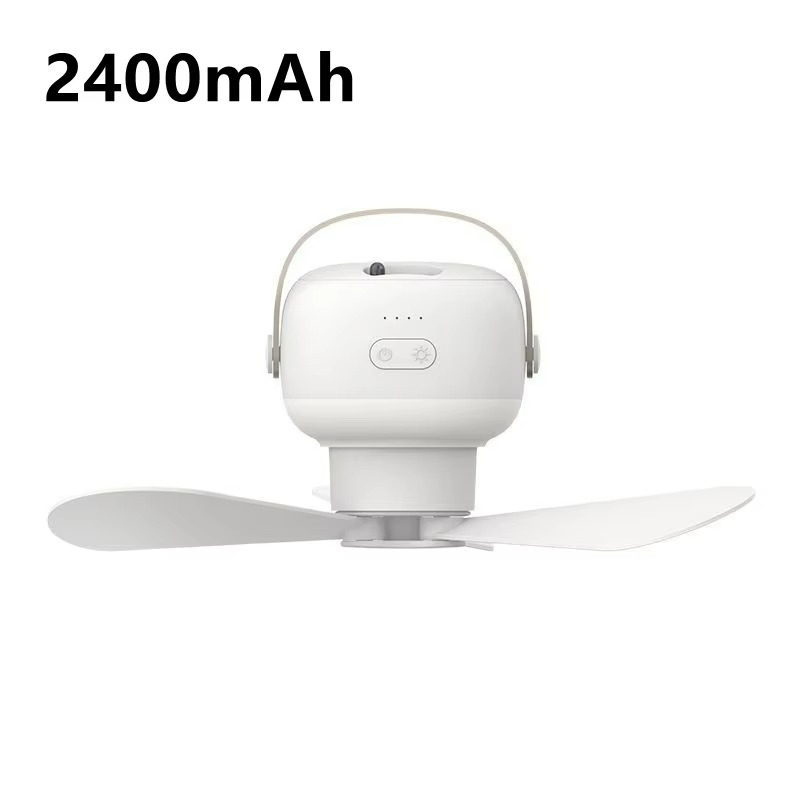Outdoor camping ceiling fan compact and portable design