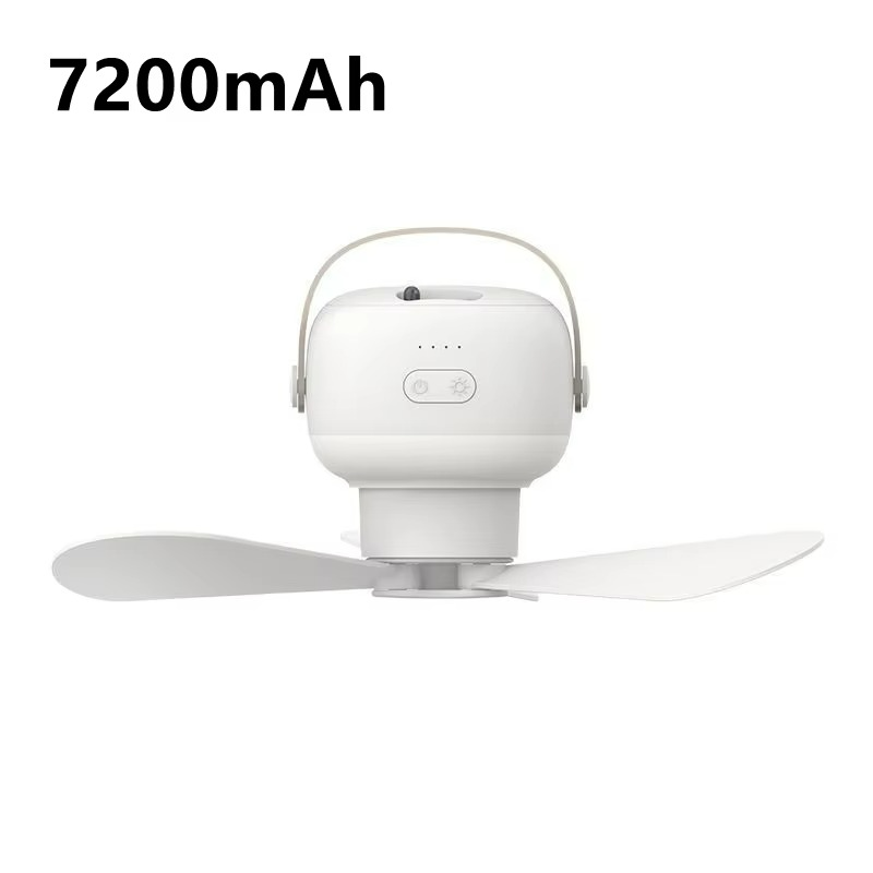 Outdoor camping ceiling fan compact and portable design
