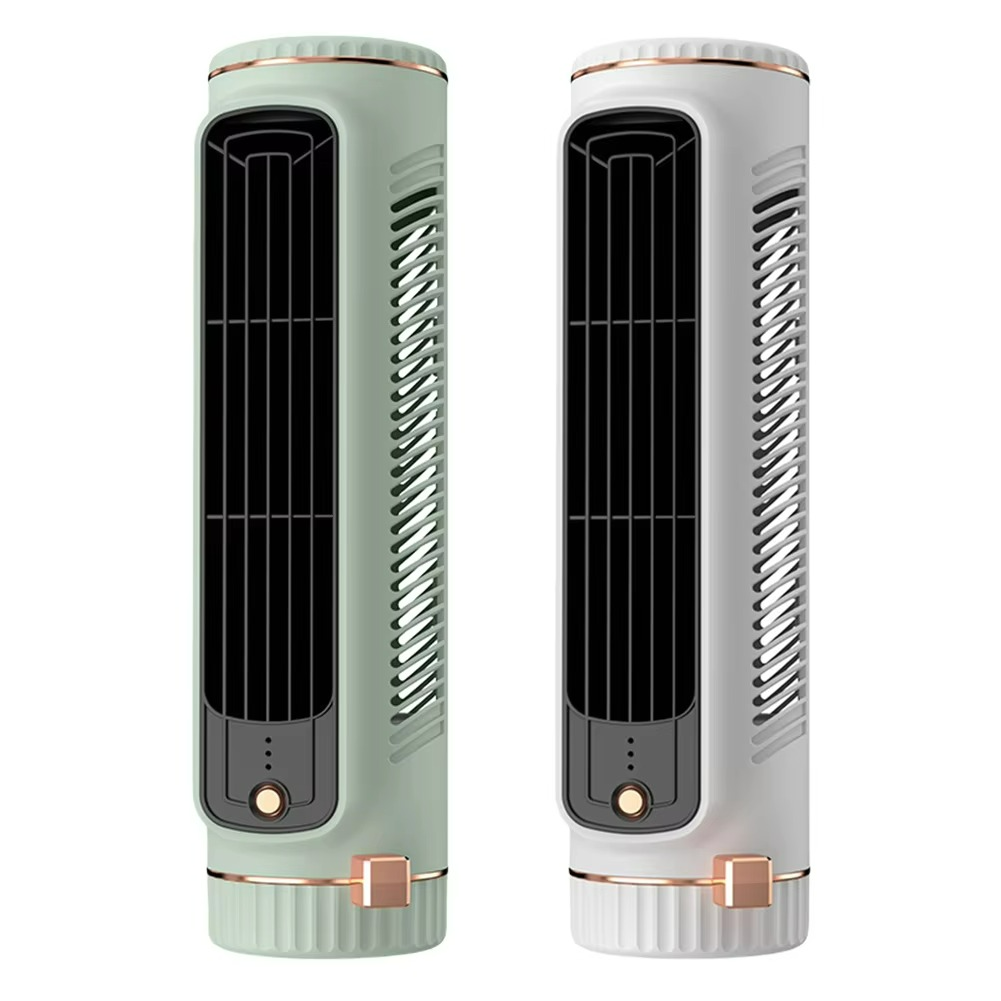 USB Rechargeable Tower Fan Compact Portable Air Cooler
