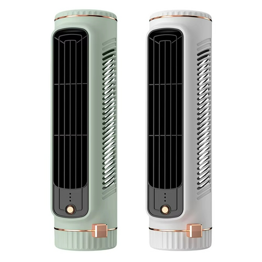 USB Rechargeable Tower Fan Compact Portable Air Cooler