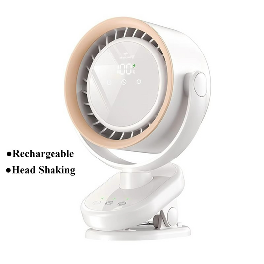 Portable octopus fan in handheld design with rechargeable USB battery