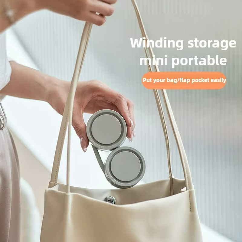 Portable Neck Fan Mini Foldable USB Rechargeable