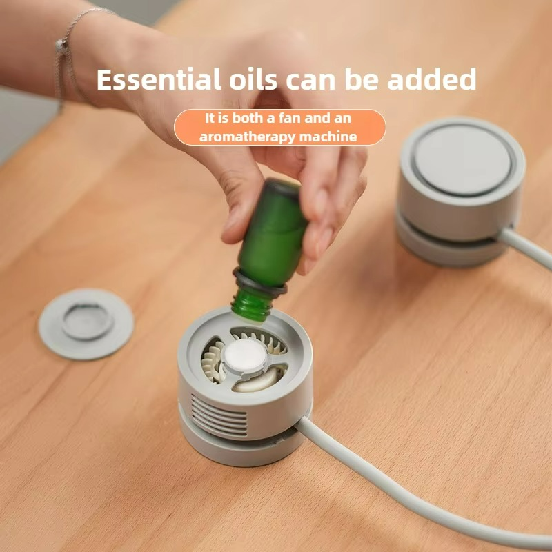 Portable Neck Fan Mini Foldable USB Rechargeable