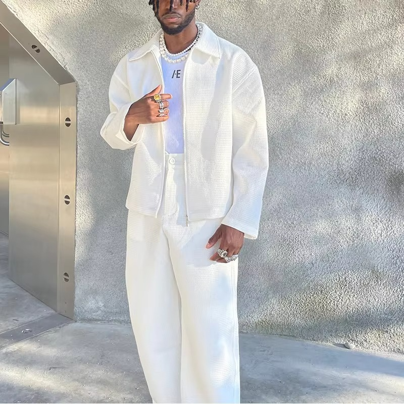 Stylish men's suit with classic cut