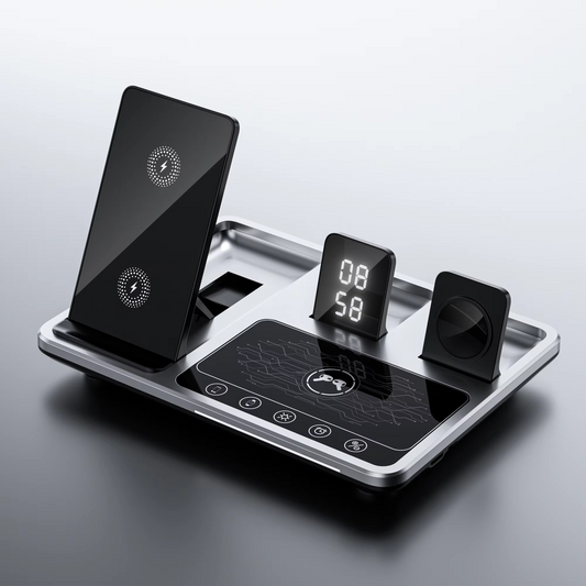 Multifunctional 4-in-1 Wireless Charger for iPhone, Apple Watch, and AirPods – Fast Charging
