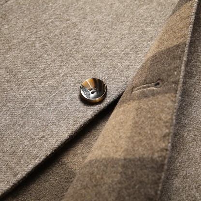 Herrenmantel Lang Schwarz Wasserdicht Atmungsaktiv Steppung Polyester-3