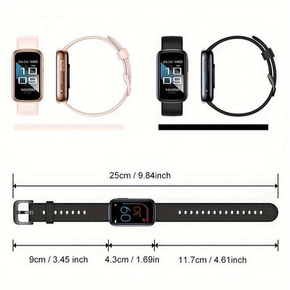 Waterproof smartwatch with 7 days battery life and fast charging function for fitness tracking