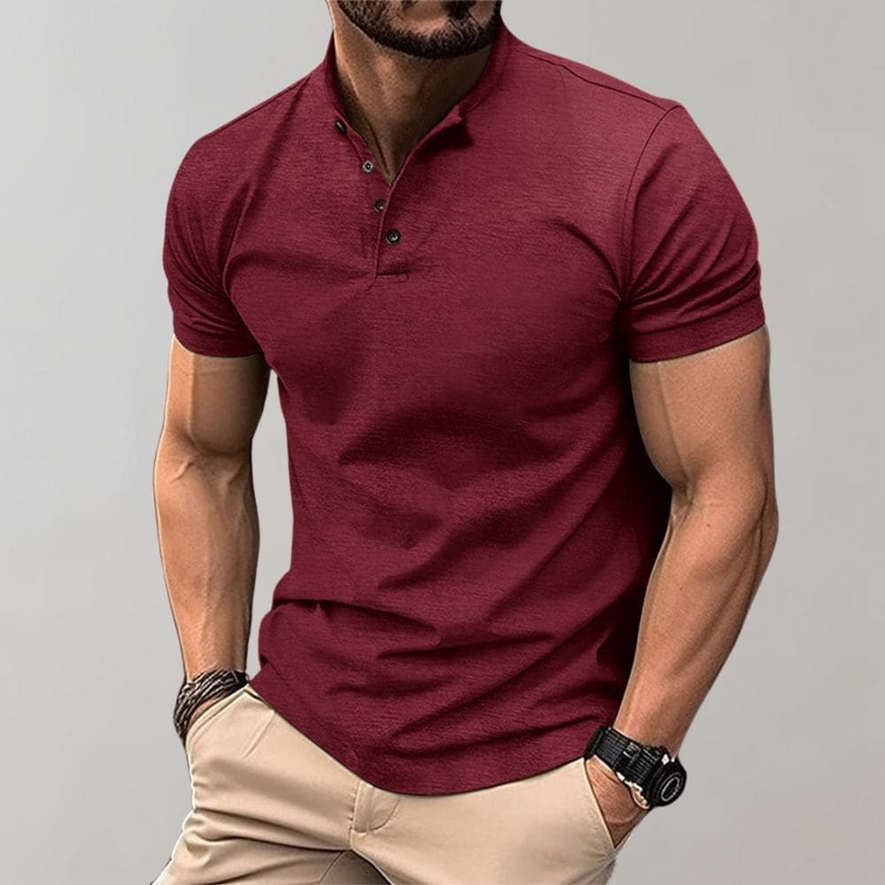 Elegant men's polo shirt in a casual look | High-quality, versatile & comfortable