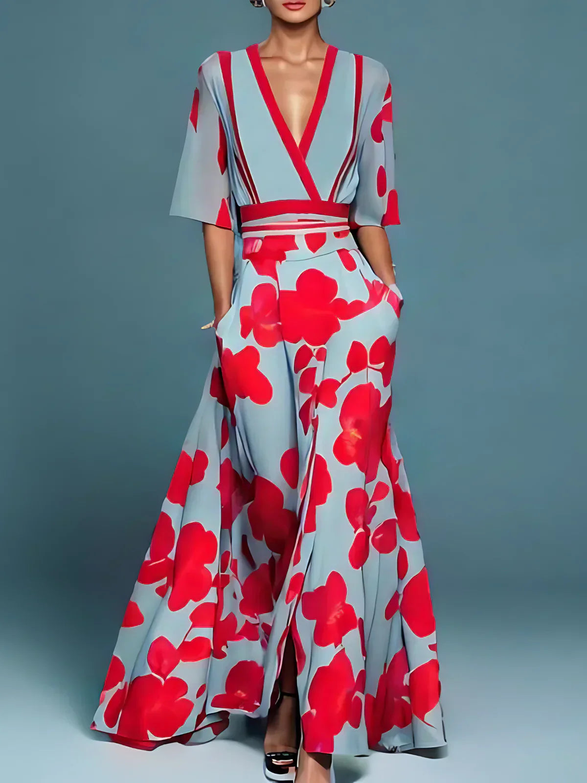 Elisa – Elegant Floral Dress for Women – Sophisticated, Comfortable & Ideal for Special Occasions