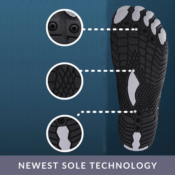 Ergonomic barefoot water shoes for women and men | Breathable, non-slip & versatile