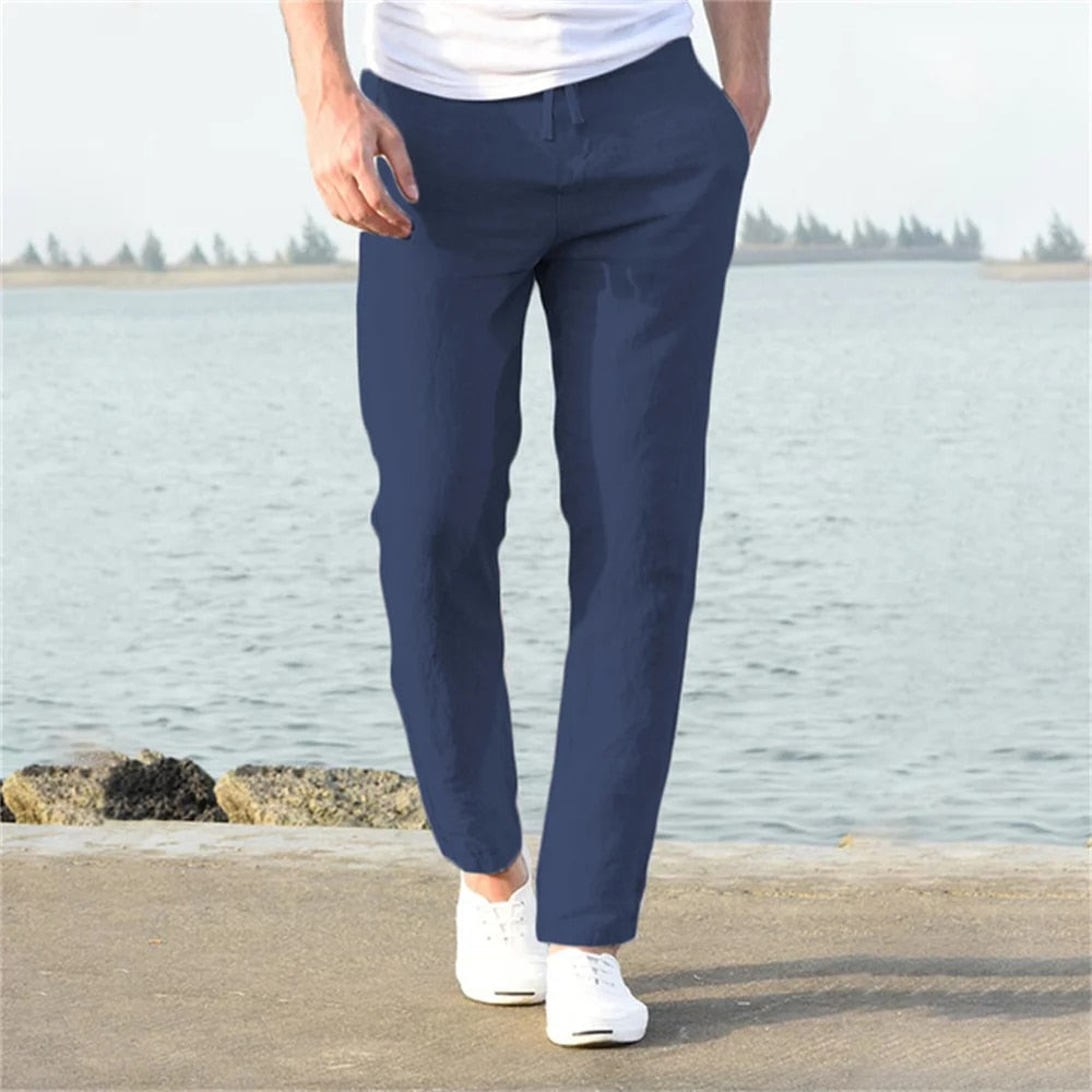 Felix | Light men's linen pants | Casual, comfortable & breathable